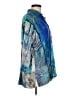 John Mark Color Block Blue 3/4 Sleeve Button-Down Shirt Size L (estimated) - photo 4