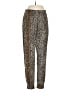K.I.K.I.T Animal Print Gold Casual Pants Size S - photo 1