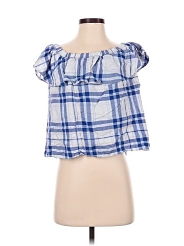 Zara Basic Short Sleeve Blouse (view 1)