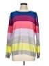 Charter Club Color Block Gray Purple Pullover Sweater Size L - photo 1