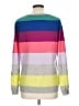 Charter Club Color Block Gray Purple Pullover Sweater Size L - photo 2