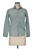 Volcom Solid Teal Long Sleeve Button-Down Shirt Size M - photo 1