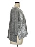 Ruby Rd. Metallic Silver 3/4 Sleeve Top Size XL (petite) - photo 4