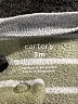 Carter's 100% Polyester Stripes Green Long Sleeve Onesie 0-3 MO / 3 MO - photo 3