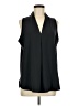 lucy Black Sleeveless Blouse Size L - photo 1