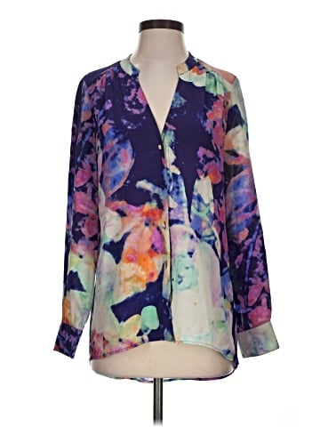 Charlie Jade 3/4 Sleeve Silk Top (view 1)