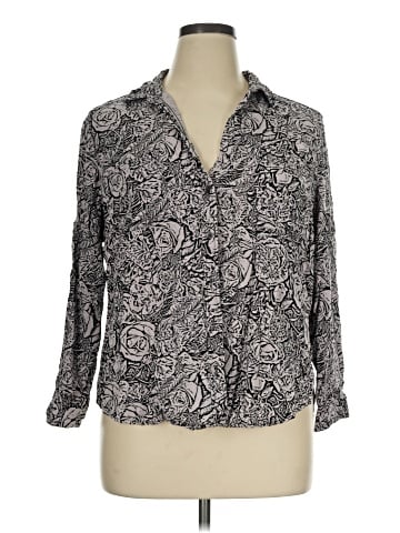 Rock & Republic Long Sleeve Blouse (view 1)