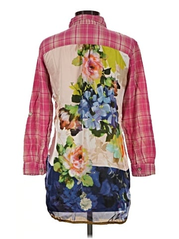 Soft Surroundings 3/4 Sleeve Button-Down Shirt (view 2)