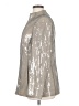 AKRIS Metallic Silver Jacket Size 14 - photo 5