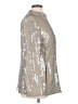 AKRIS Metallic Silver Jacket Size 14 - photo 4