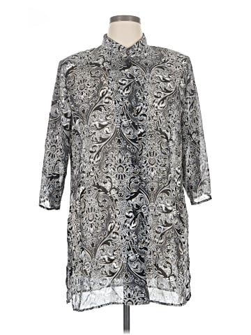 Draper's & Damon's 3/4 Sleeve Blouse (view 1)