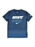 Nike 100% Polyester Blue Active T-Shirt Size 6 - 7 - photo 1