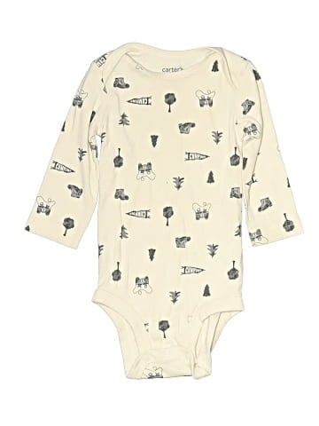 Child of Mine by Carter's Long Sleeve Onesie (view 1)