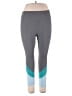 Tangerine Color Block Gray Active Pants Size XXL - photo 1