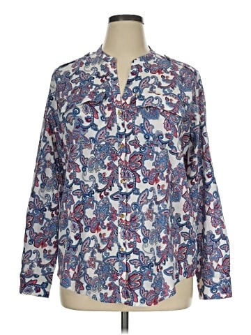 Charter Club Long Sleeve Button-Down Shirt (view 1)