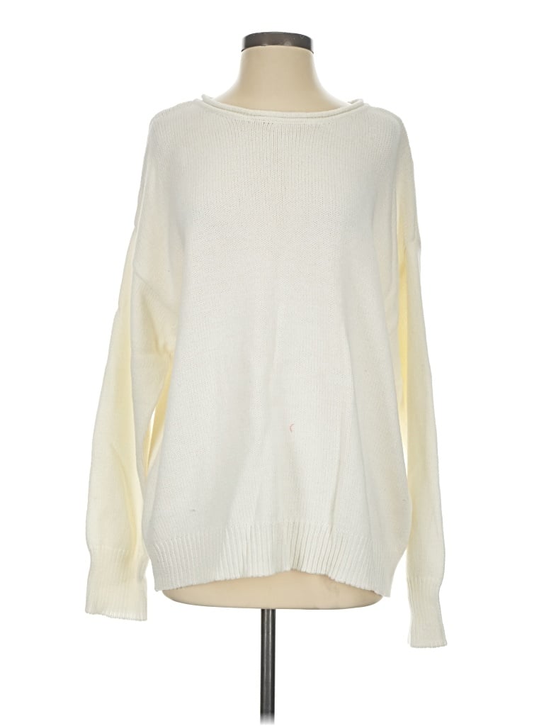 Pre-owned Double Zero Pullover Sweater In Ivory