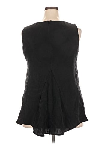 Lafayette 148 New York Sleeveless Silk Top (view 2)