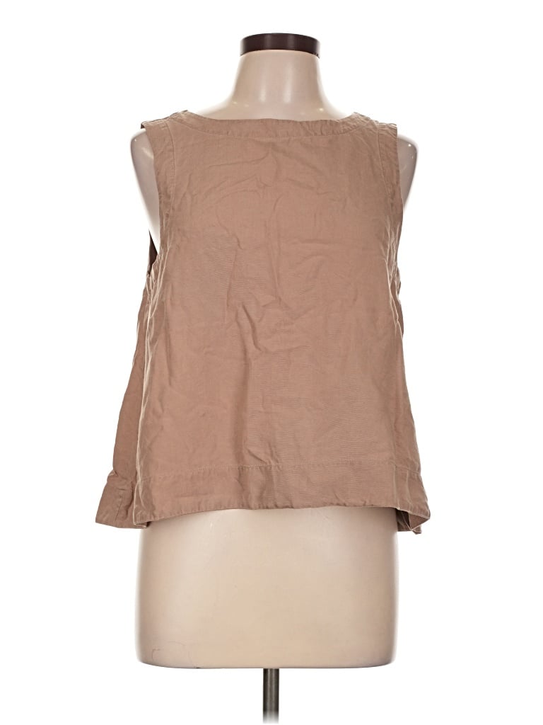 Pre-owned Haven Well Within Sleeveless T-shirt In Brown