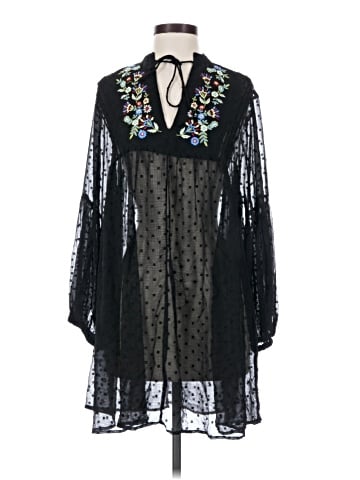 Zara Basic 3/4 Sleeve Blouse (view 1)
