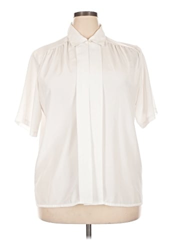 Impressions Short Sleeve Blouse (view 1)