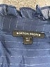 Boston Proper 100% Polyester Blue Long Sleeve Polo Size L - photo 7