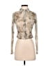 Motel 100% Polyester Camo Tan Long Sleeve Blouse Size XXS - photo 1