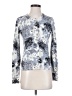 Charter Club Floral Silver Pullover Sweater Size S (petite) - photo 1