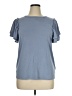 Green Envelope Blue Short Sleeve Top Size XL - photo 1