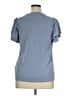 Green Envelope Blue Short Sleeve Top Size XL - photo 2
