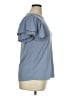 Green Envelope Blue Short Sleeve Top Size XL - photo 4