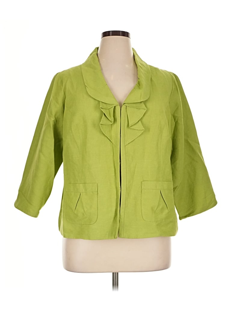 Pre-owned Ruby Rd. Jacket In Green