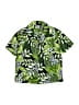 Gymboree Tropical Green Short Sleeve Button-Down Shirt Size 4 - photo 1