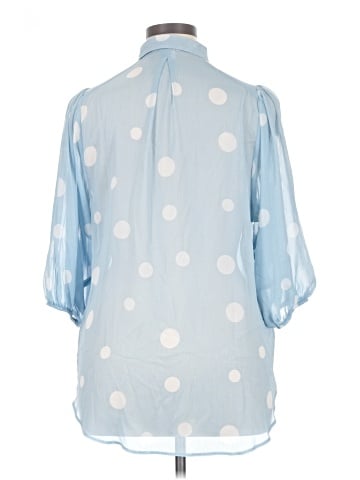 Papaya 3/4 Sleeve Blouse (view 2)