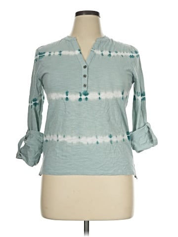 Hem & Thread Long Sleeve Henley (view 1)