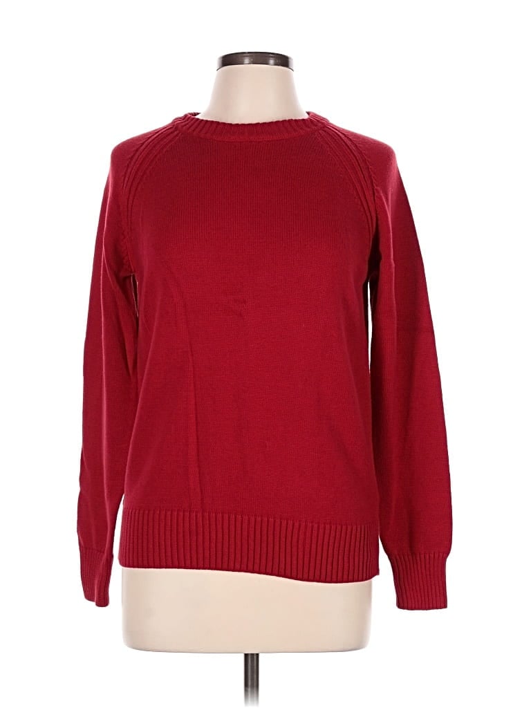 Pre-owned Jeanne Pierre Pullover Sweater In Red