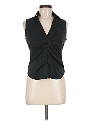 Express Design Studio Sleeveless Button-Down Shirt (view 1)
