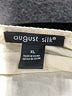 August Silk Ivory 3/4 Sleeve Blouse Size XL - photo 4