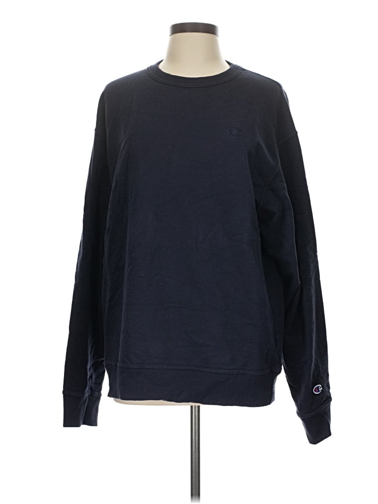 Pre-owned Champion Sweatshirt In Blue