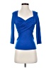 Georgiou Studio Blue 3/4 Sleeve Top Size XS - photo 1