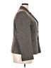 Le Suit 100% Polyester Tweed Gray Blazer Size 18 - photo 4