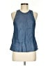 Gap 100% Lyocell Blue Sleeveless Blouse Size M - photo 1
