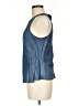 Gap 100% Lyocell Blue Sleeveless Blouse Size M - photo 5