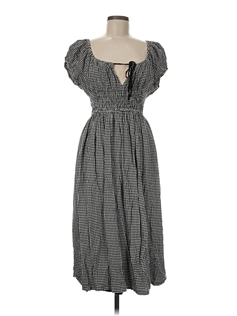 Pre-owned Opt Casual Dress In Gray