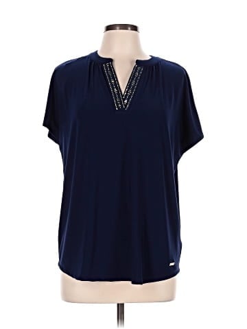 Jones New York Signature Short Sleeve Blouse (view 1)