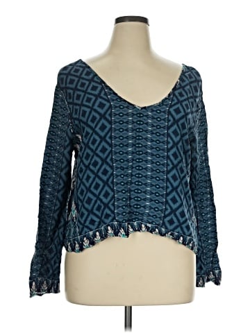 Aeropostale Long Sleeve Blouse (view 1)
