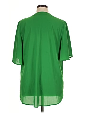 ELOQUII Short Sleeve Blouse (view 2)