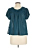 Torrid 100% Polyester Teal Short Sleeve Blouse Size Med Plus (00) - photo 2