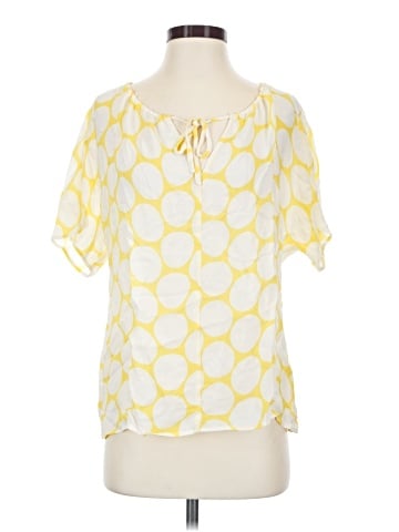 Michael Stars Short Sleeve Silk Top (view 1)