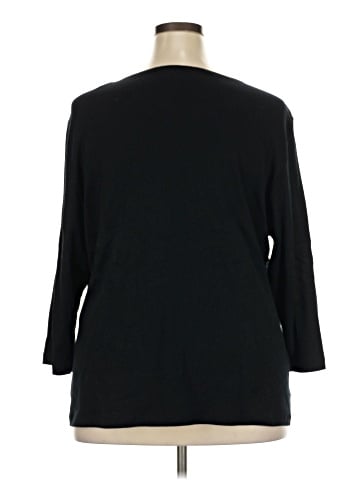 Karen Scott Sport 3/4 Sleeve Top (view 2)