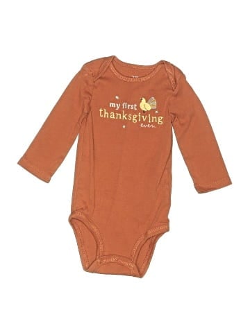 Just One Year by Carter's Long Sleeve Onesie (view 1)